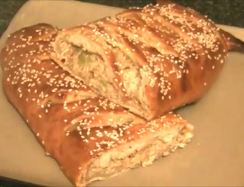 Delicious Pakistani Chicken Bread with a crispy golden crust and a flavorful chicken filling, perfect for Iftar or teatime.