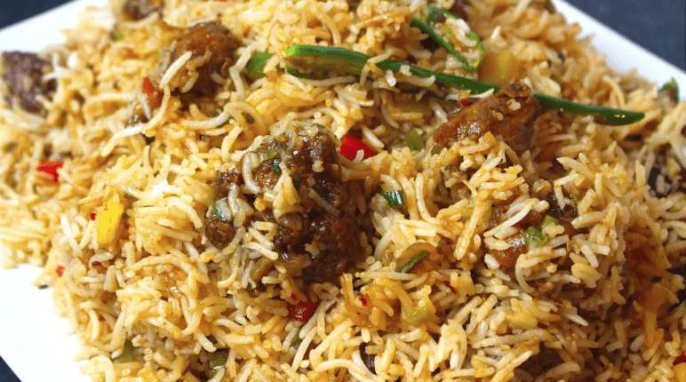 Chilli Chicken Biryani
