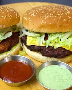 Chicken-Chapli-Kabab-Burger-pakistani